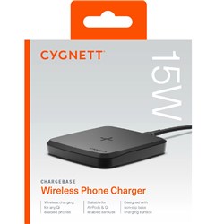 CYGNETT CHARGEBASE 15W Wireless Phone Charger